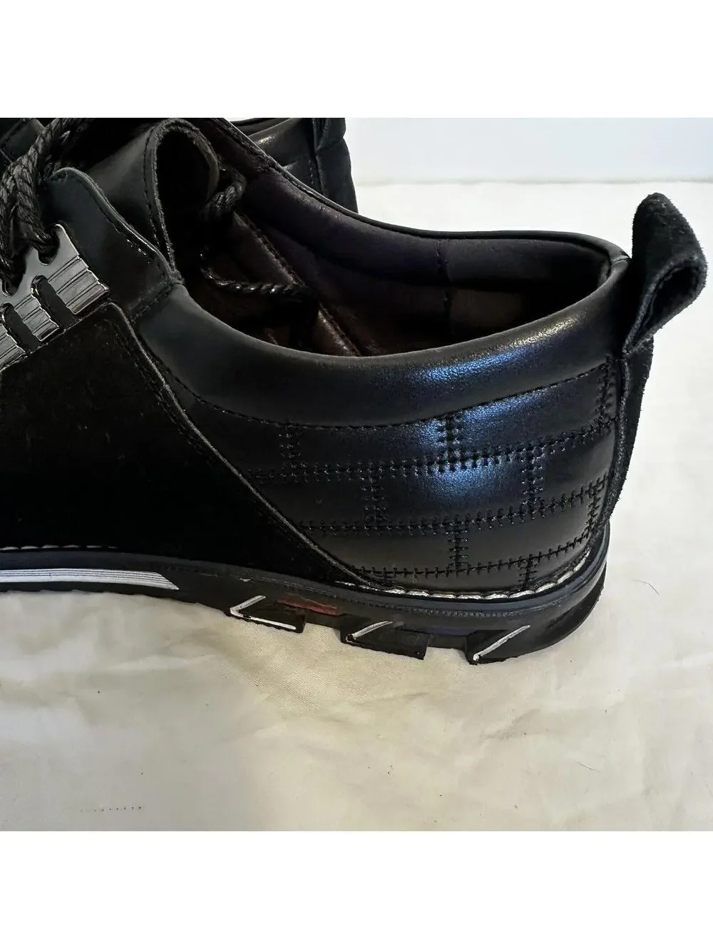 Gatsby Mens Dress Sneaker Shoes Black USA Size 11.5 EU 45